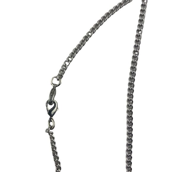 Metallic owl necklace - Picture 3 of 4